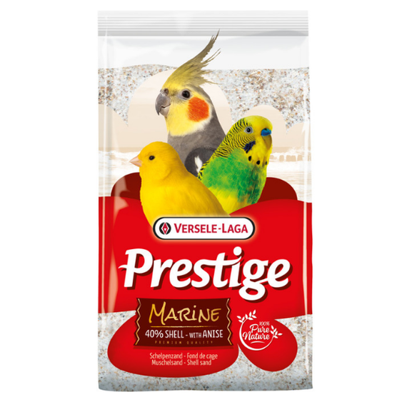 Versele-Laga Kristal Shell Sand - piasek dla ptaków z muszlami ostryg op. 5 kg