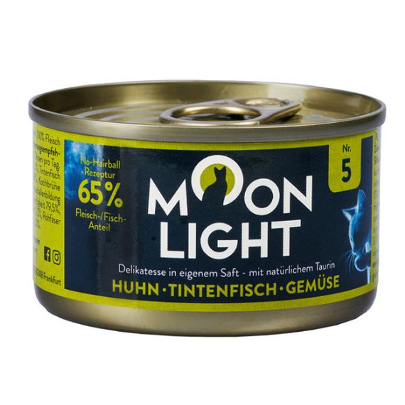 Moonlight Dinner NR 5 Kurczak, kałamarnica, warzywa sosie własnym﻿﻿﻿ 80g