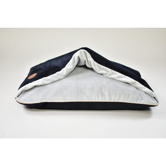 Legowisko dla psa lub kota - Lauren Design Norka Nel czarny velvet