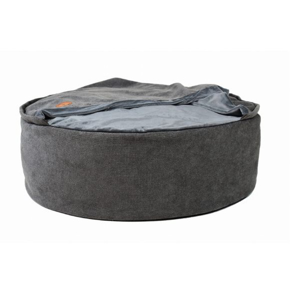 Pufa Bona – legowisko dla psa i kota w kolorze grafitowym