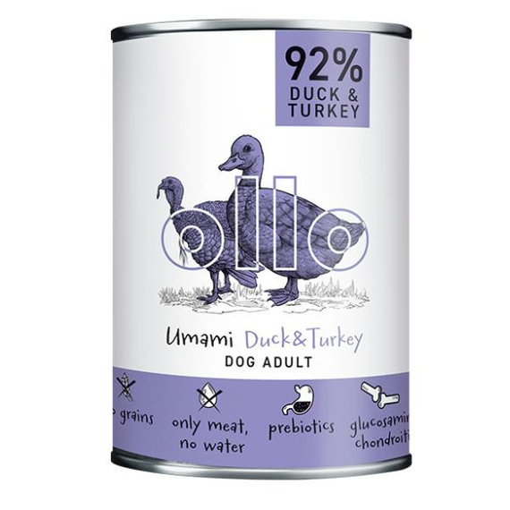 Ollo Umami Duck & Turkey mokra karma dla psa - kaczka, indyk 400g