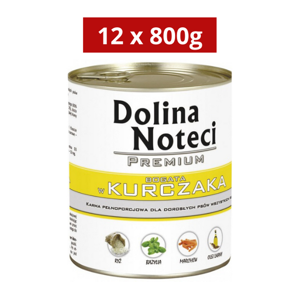 Dolina Noteci Premium kurczak 12x800g