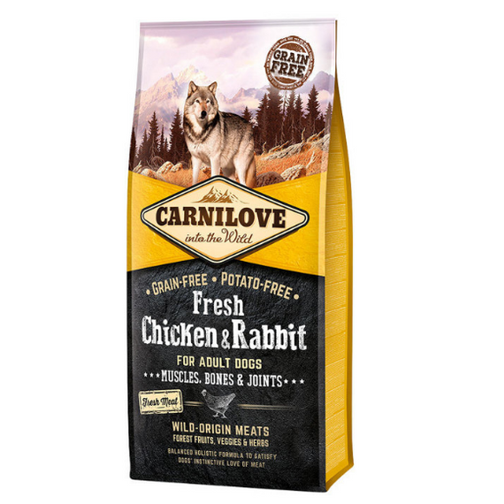 Carnilove Dog Fresh Chicken & Rabbit for Adult Dogs karma dla psów dorosłych 1,5 kg