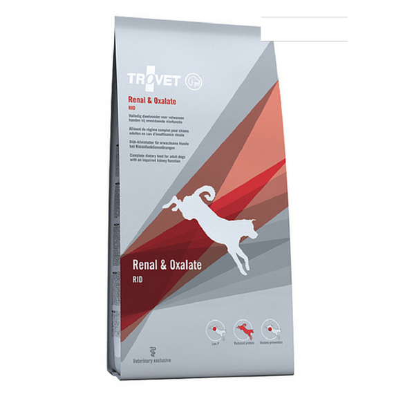 Trovet RID Renal & Oxalate karma weterynaryjna dla psów z niewydolnością nerek i serca, op. 12,5 kg