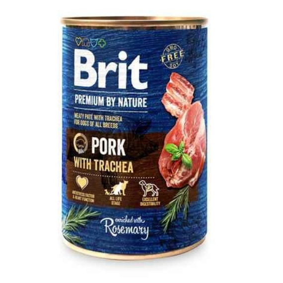 Brit Premium by Nature Pork with Trachea wilgotna karma dla psów, 400g