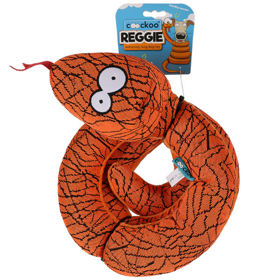 Coockoo Reggie zabawka wąż 140cm  pomarańczowy