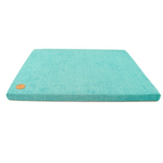 Lauren design legowisko DEMI - materac pikowany dla psa, kolor turkusowy 100/80cm