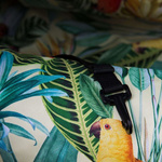 Transporter do samochodu dla psa lub kota - wzór papugi - Dogeste