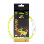 Obroża świecąca Duvo+ USB Nylon Green 45 cm