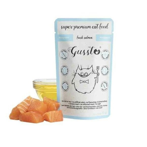 Gussto Fresh Salmon saszetka 85g karma dla kota - łosoś