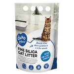 DUVO+  Żwirek silikonowy Premium dla kota 5l drobny biały