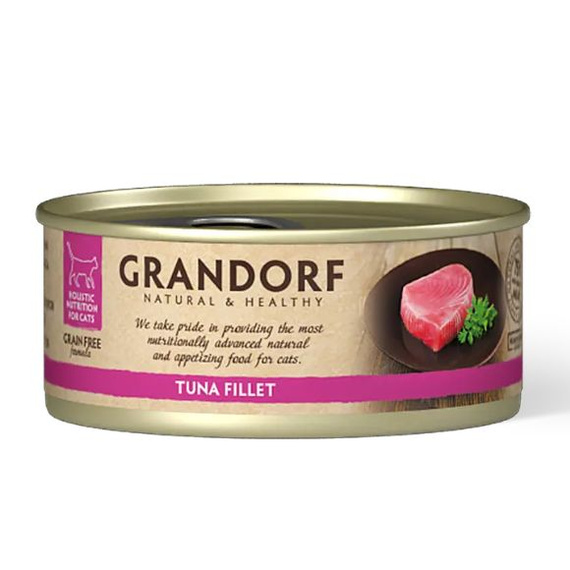 Grandorf Filet z Tuńczyka mokra karma dla kotów 70g