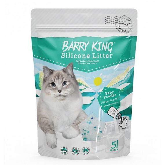 Barry King Baby Powder podłoże silikonowe dla kota 5l