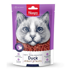 Wanpy Duck Jerky Strips 80g miękkie paski kaczki dla kota