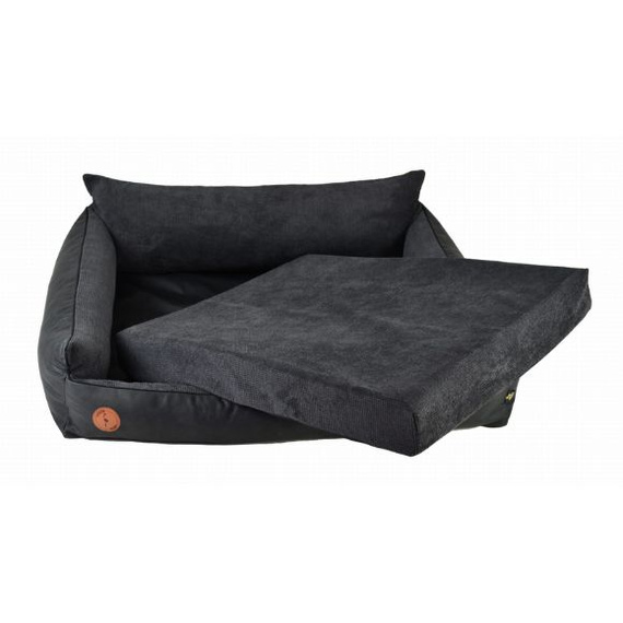 Legowisko ortopedyczne dla psa Rocky 118x104cm węgiel