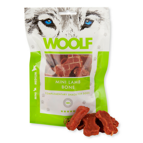 Woolf Mini Lamb Bone - przysmaki dla psa z jagnięciną, op. 100 g