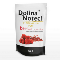 Dolina Noteci Premium Pure wołowina, brązowy ryż - saszetka 500g