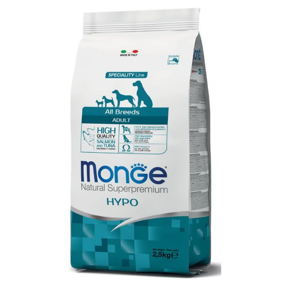 Monge Hypo Dog Salmon Tuna karma dla psów 2,5kg