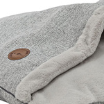 Legowisko dla psa lub kota - Lauren Design Norka Nel Natura szara 100 x 80 cm