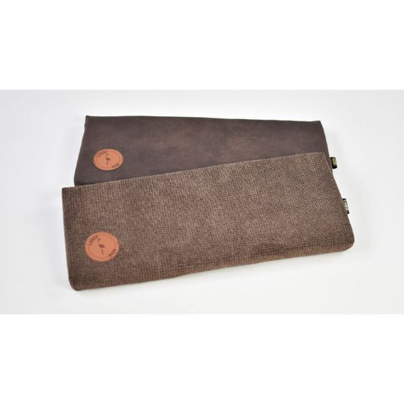 Materac na parapet dla kota Lauren Design CLEO 50x20cm brąz struktura