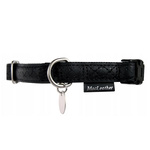 Zolux Mac Leather obroża regulowana dla psa 15mm czarna