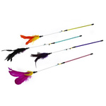 EBI Wędka dla kota 60cm Kolorowe piórka