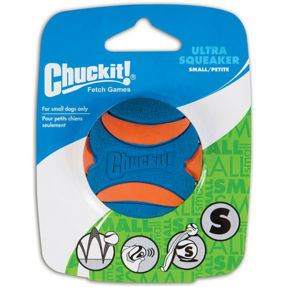 Chuckit! Ultra Squeaker Ball Small - piłka z piszczałką dla małych psów