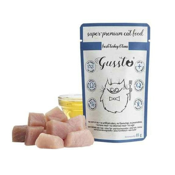 Gussto Fresh Turkey & Tuna saszetka 85g karma dla kota - indyk z tuńczykiem 