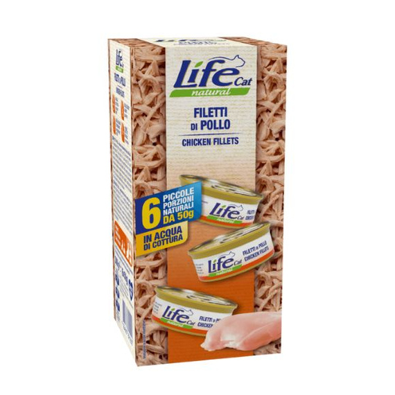 Life Cat Natural Kurczak multipack 6x50g