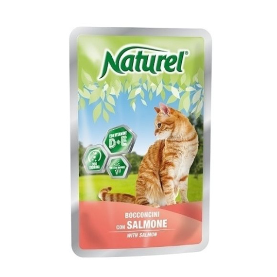 Life Cat Naturel Łosoś mokra karma dla kotów 100g