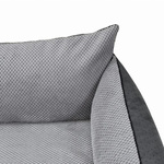 Legowisko ortopedyczne dla psa Rocky 118x104cm szare