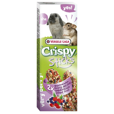 Kolby z owocami leśnymi dla szynszyli i królików  Versele-Laga Crispy Sticks Forest Fruit