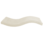 Półka dla kota FALA 75 symetryczna lewa kolor kremowy