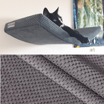 Półka dla kota ŁUK 60 kolor popielaty z kroplą brązu