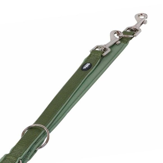Nobby smycz regulowana Classic Preno oliwkowa 2cm/200cm