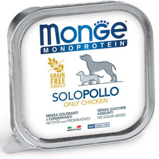 Monge Dog Solo Chicken 150g - monoproteinowa mokra karma dla psów