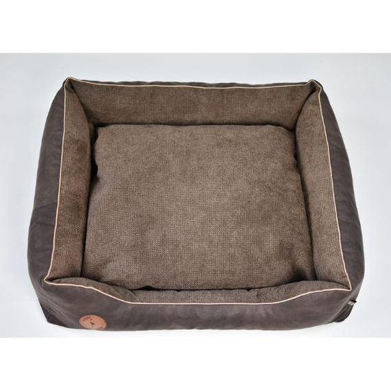 Lauren Design CEZAR - kanapa dla psa lub kota brąz + brąz struktura 60/50cm