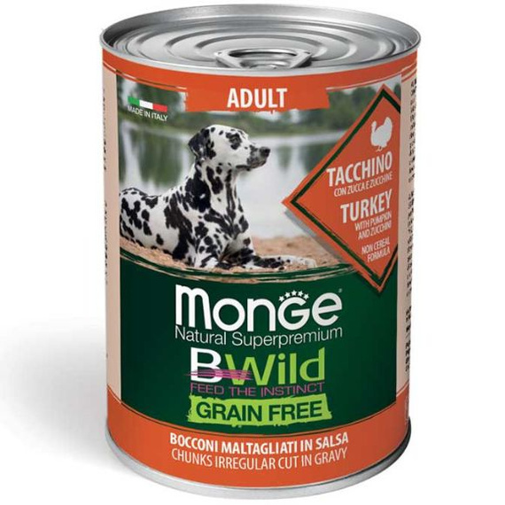 Monge BWild Dog Turkey Grain Free 400g mokra karma dla psów