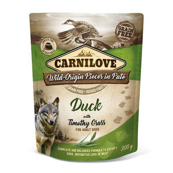 Carnilove Dog Duck & Timothy Grass kaczka z tymotką łąkową 300g