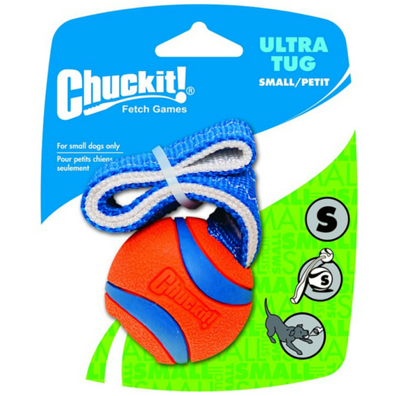 Chuckit! Ultra Tug Small - piłka z taśmą dla małych psów