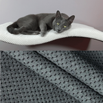 Półka dla kota FALA 75 symetryczna lewa kolor antracyt