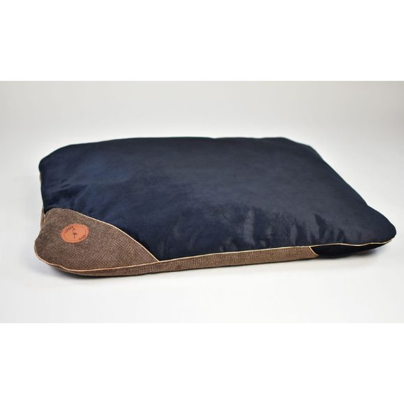 Lauren Design FRIDA poducha dla psa lub kota brąz struktura + czarny velvet 70/50cm