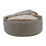 Pufa Bona – legowisko dla psa i kota w kolorze piaskowym