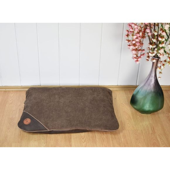 Lauren Design FRIDA poducha dla psa lub kota brąz + brąz struktura 85/65cm