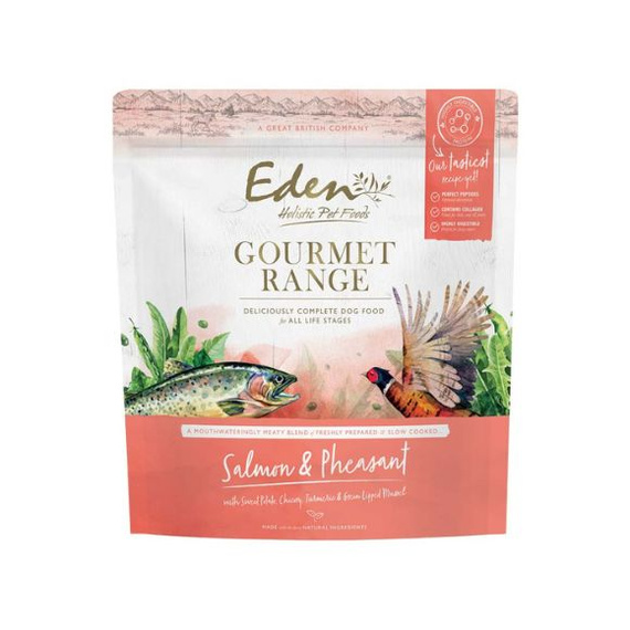 Eden Gourmet Łosoś i Bażant – sucha karma dla psa 10kg