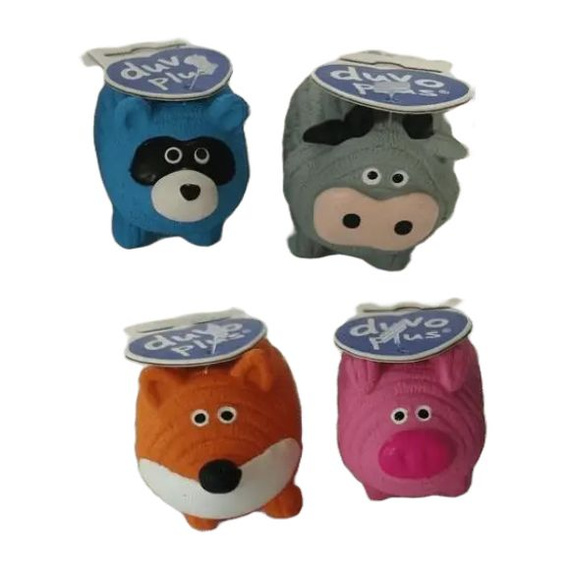 DUVO+ Lateksowe zwierzaki w prążki - zabawka dla psa 11cm