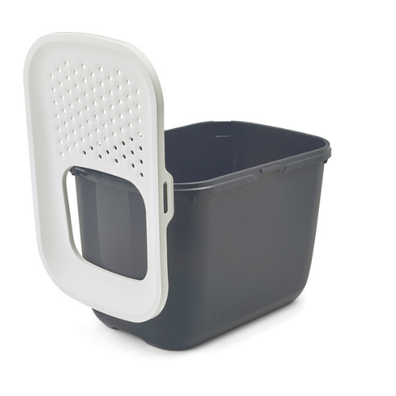 Savic Hop-In toaleta dla kota w kolorze szarym