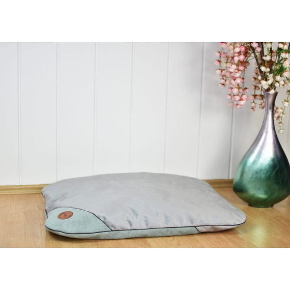 Lauren Design FRIDA poducha dla psa lub kota mięta + szary velvet 70/50cm