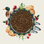 Eden Kaczka i Sardynka - sucha karma dla kotów - 1,5 kg