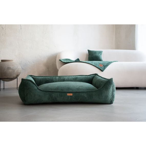 Milano Bottle Green legowisko ortopedyczne dla psa - rozmiar XL